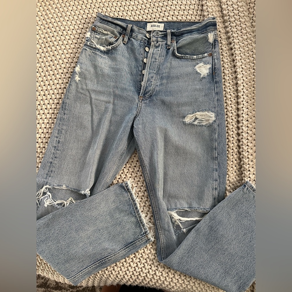 Agolde ripped jeans